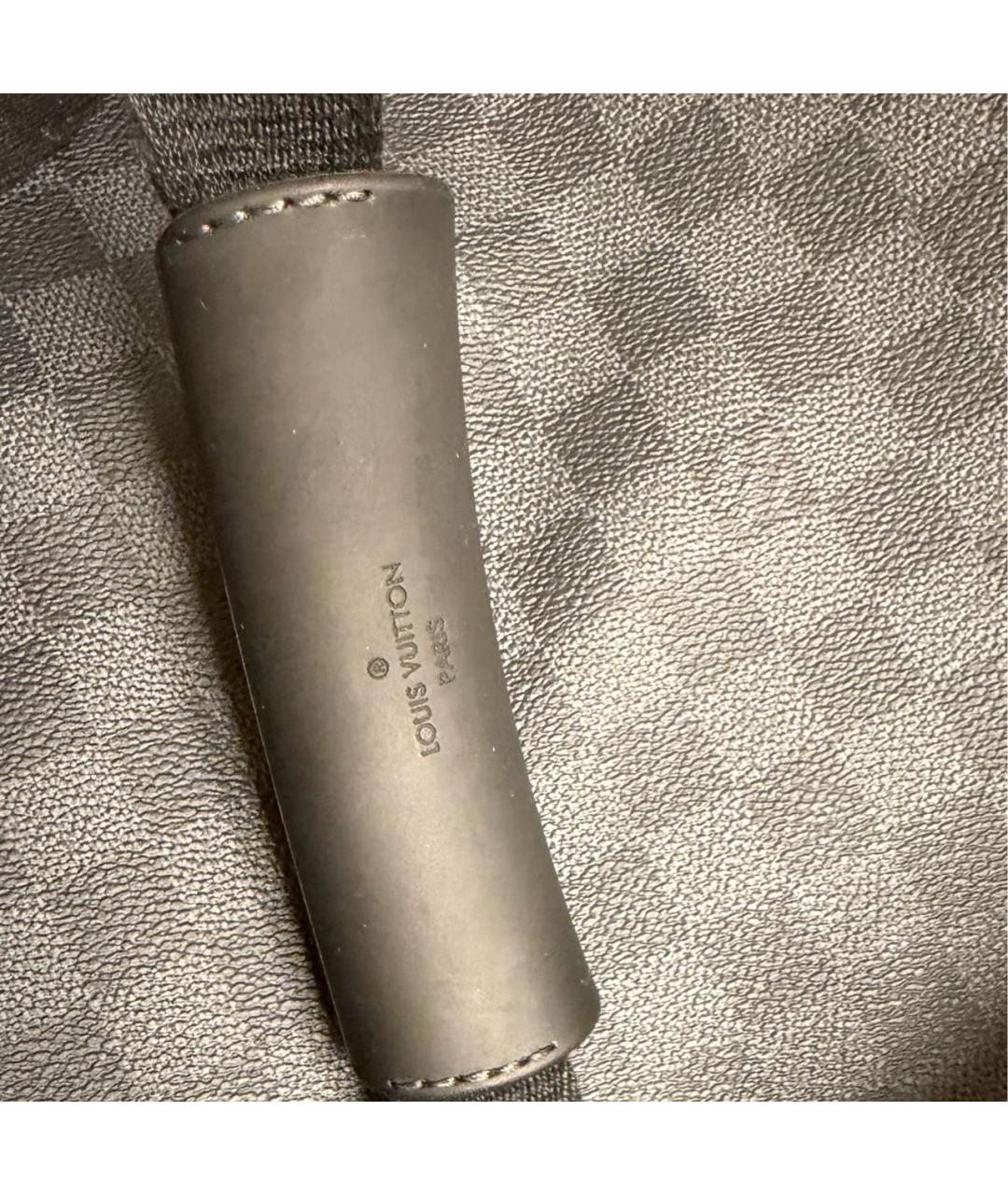LOUIS VUITTON Антрацитовый чемодан, фото 5