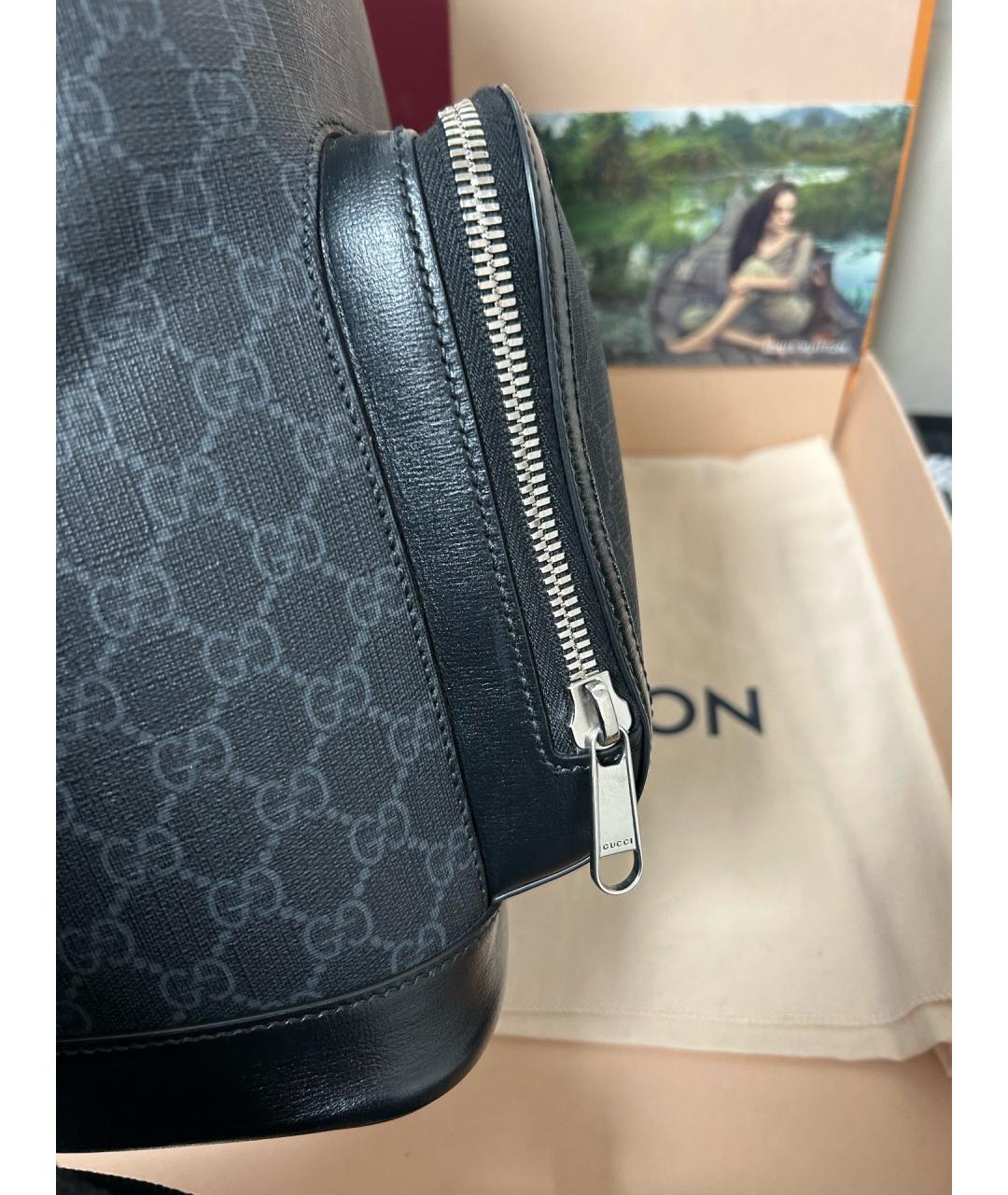 GUCCI Черный рюкзак, фото 4