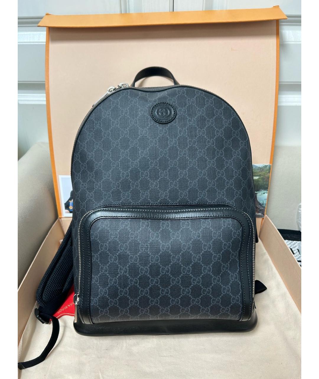 GUCCI Черный рюкзак, фото 9