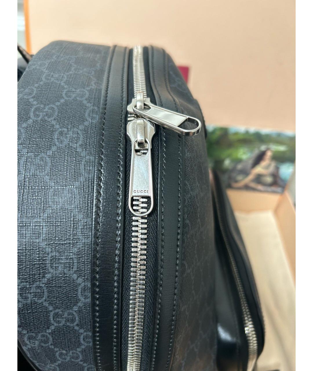 GUCCI Черный рюкзак, фото 3