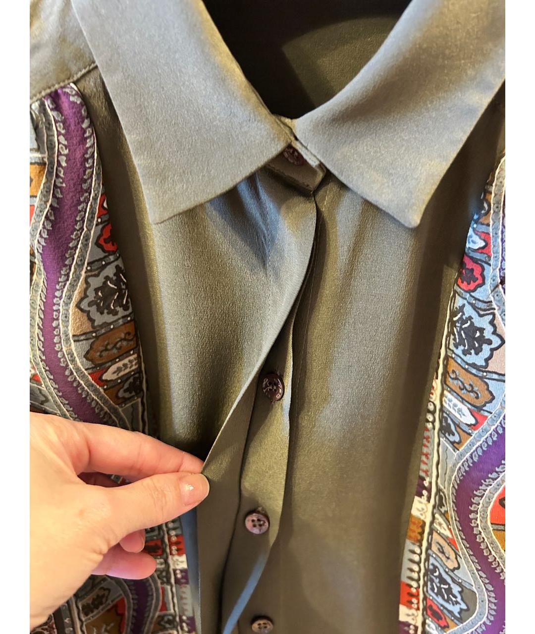 ETRO Мульти шелковая блузы, фото 5