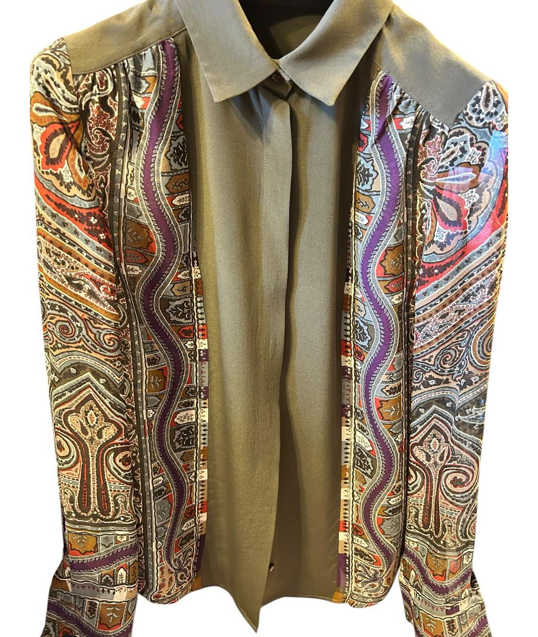 ETRO Мульти шелковая блузы, фото 3