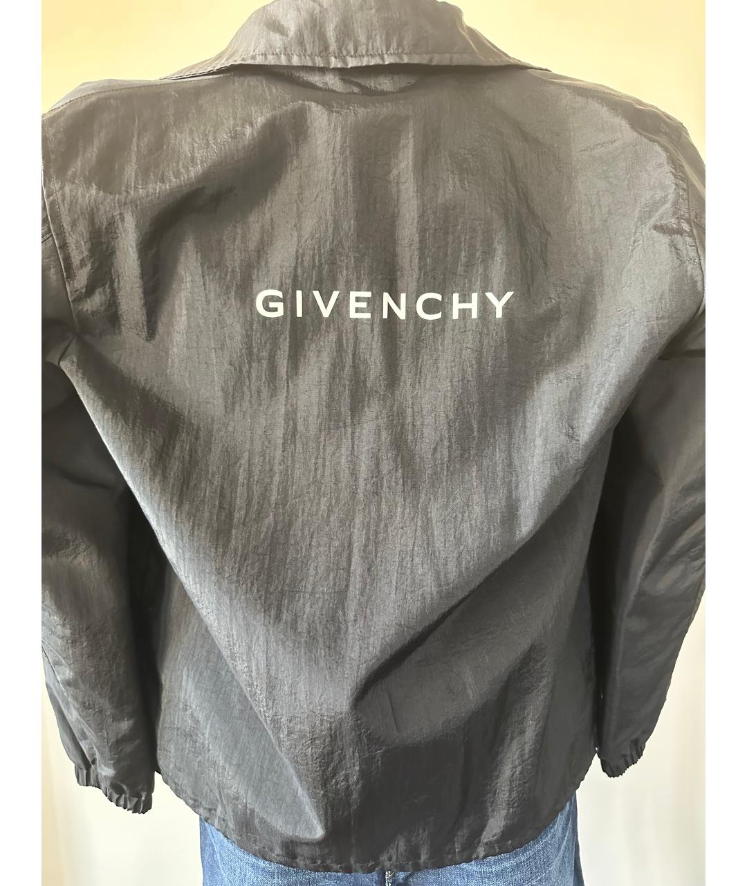GIVENCHY Черная полиэстеровая куртка, фото 2