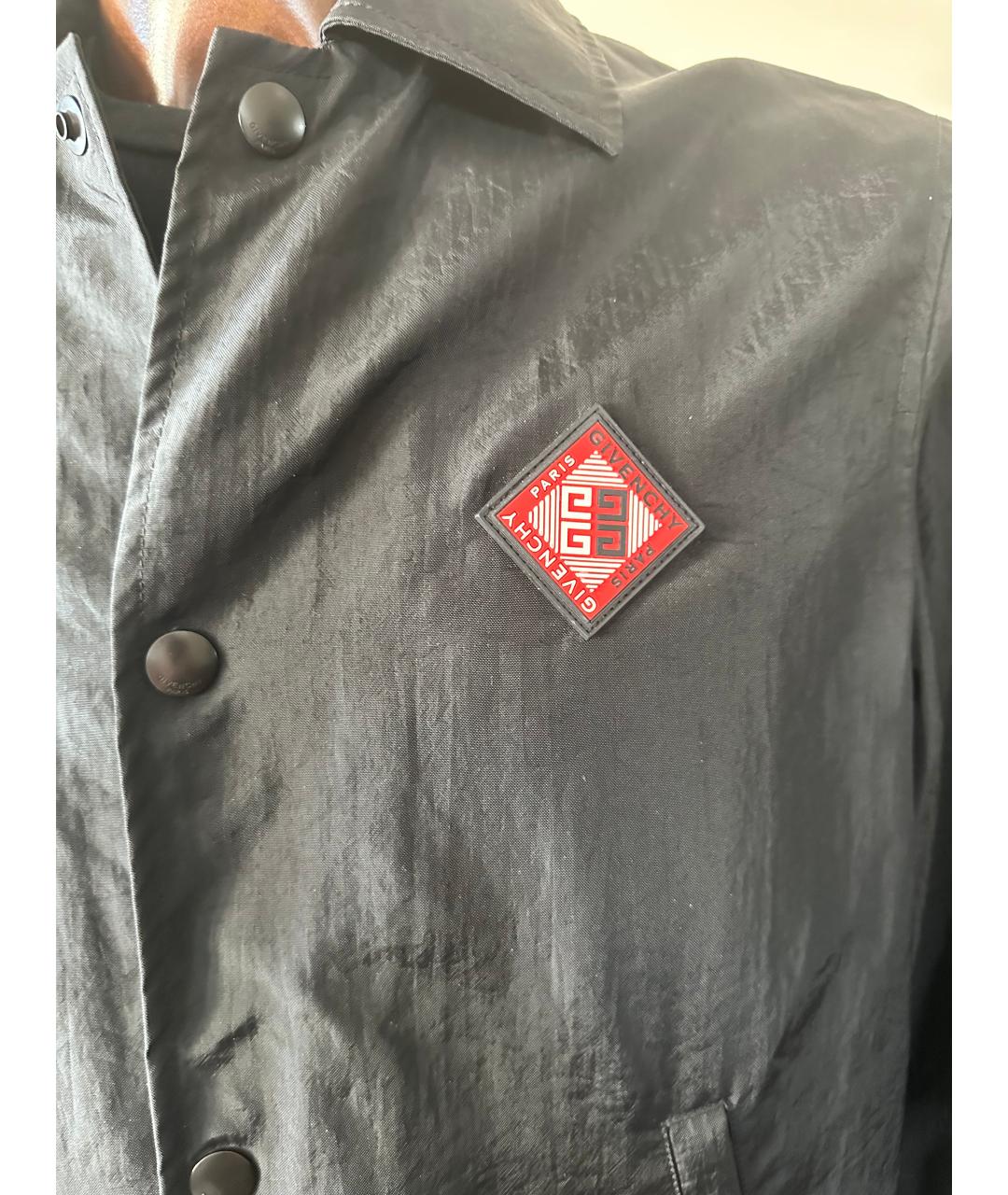 GIVENCHY Черная полиэстеровая куртка, фото 3