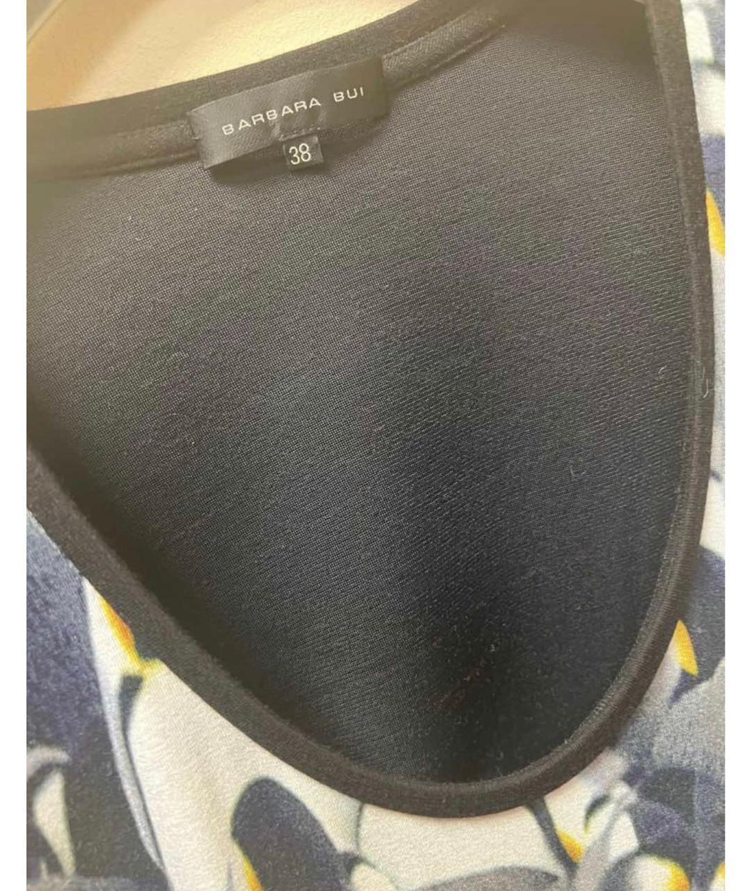 BARBARA BUI Черная вискозная футболка, фото 3