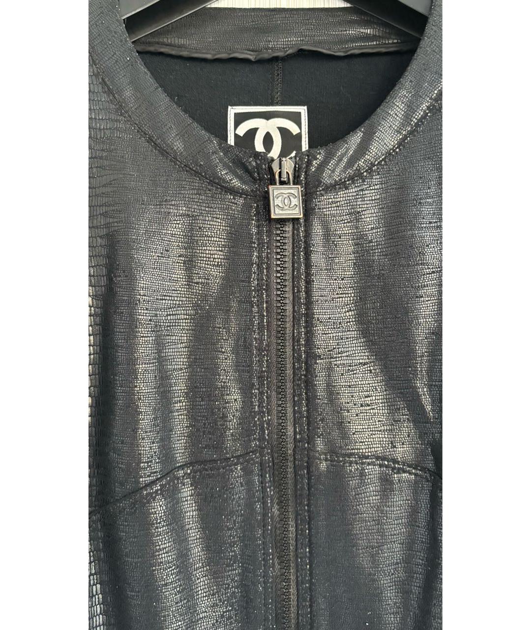 CHANEL Черная куртка, фото 4
