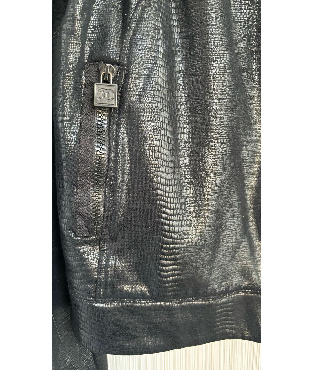 CHANEL Черная куртка, фото 3