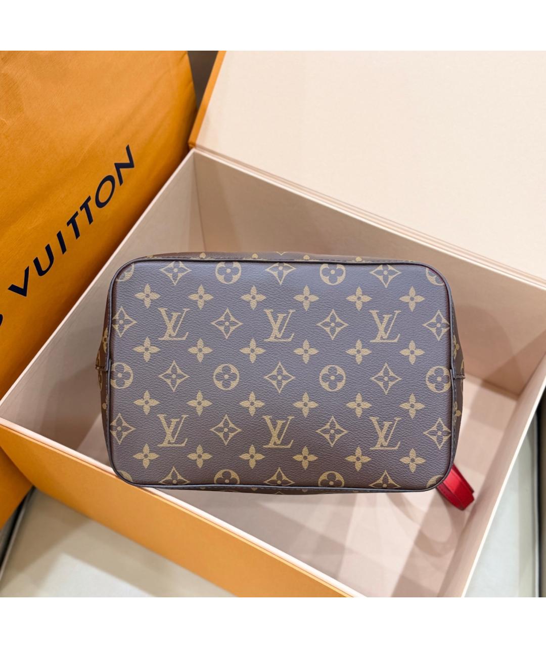 LOUIS VUITTON Коричневая сумка тоут, фото 6