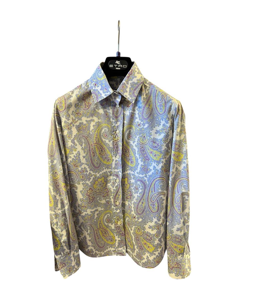 ETRO Голубая хлопковая рубашка, фото 2