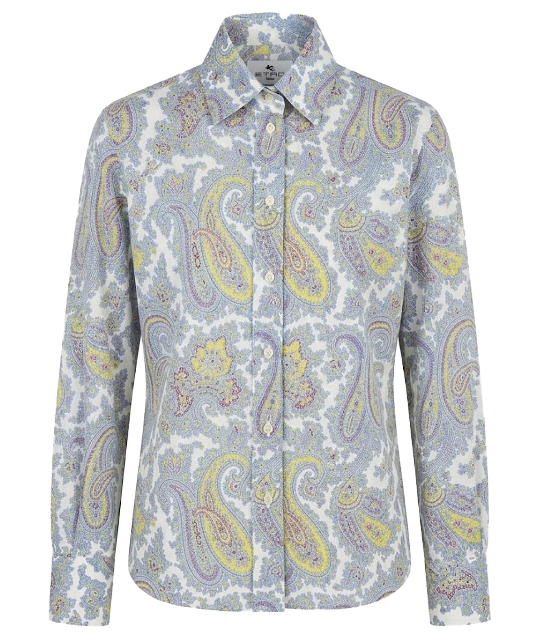ETRO Голубая хлопковая рубашка, фото 1