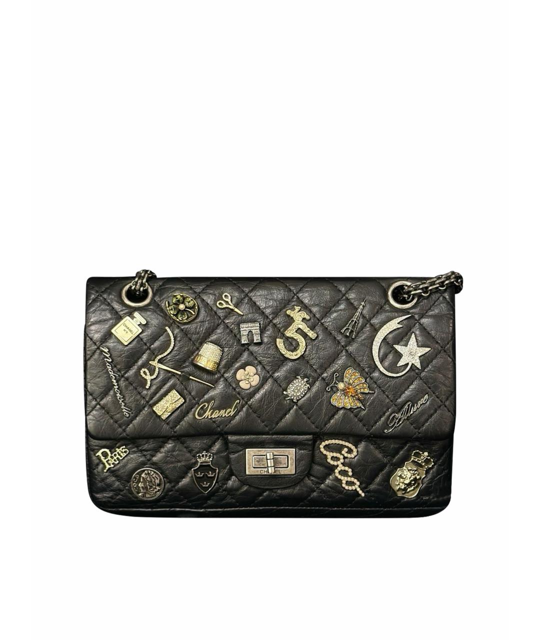 CHANEL Черная кожаная сумка через плечо, фото 1