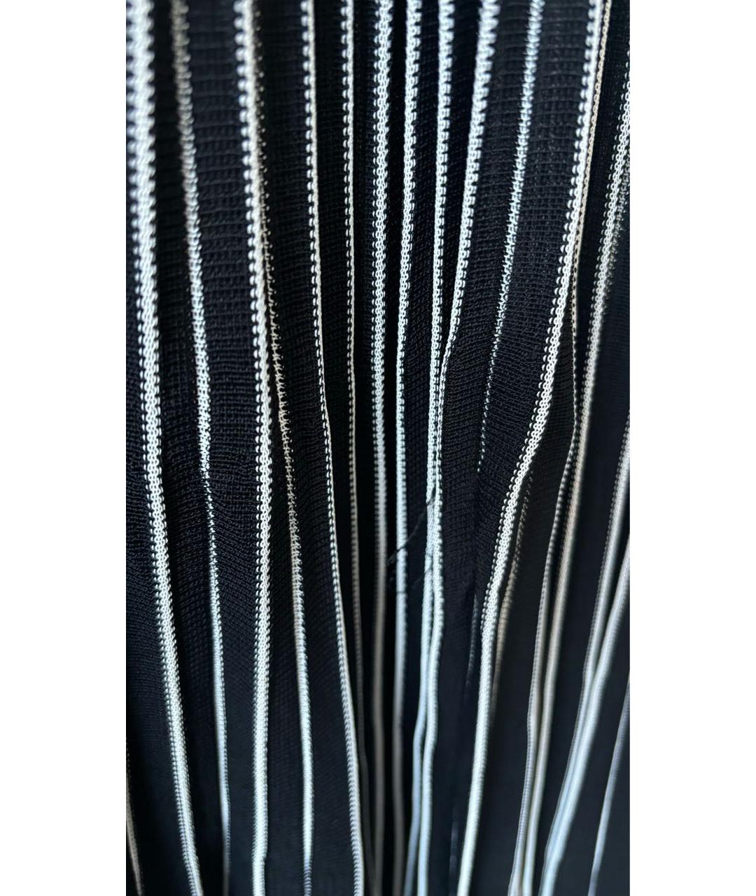 VALENTINO Черная вискозная юбка миди, фото 8