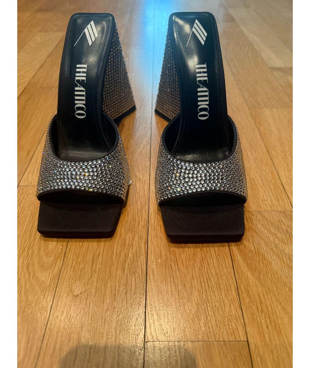 THE ATTICO Черные мюли, фото 2