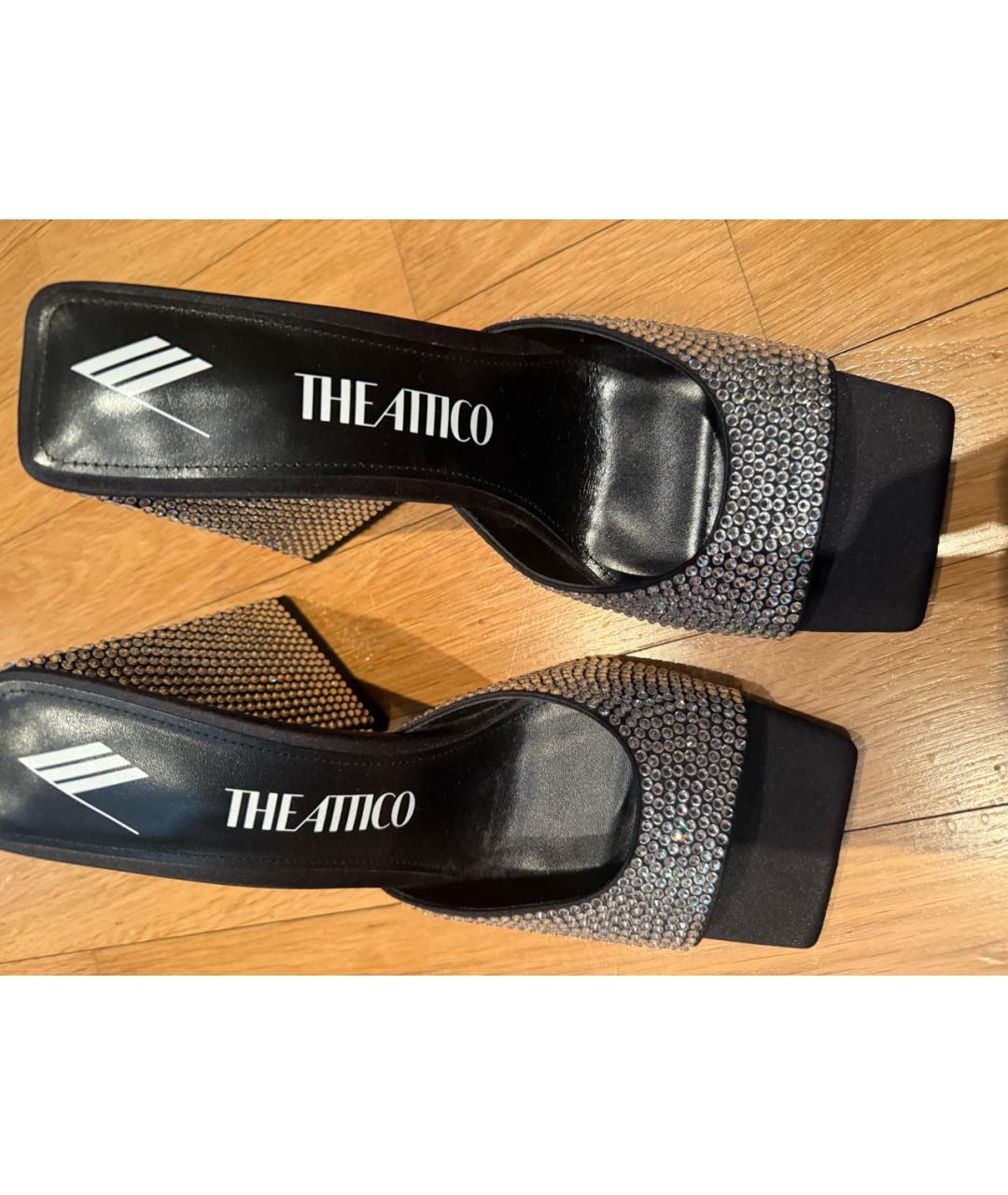 THE ATTICO Черные мюли, фото 3