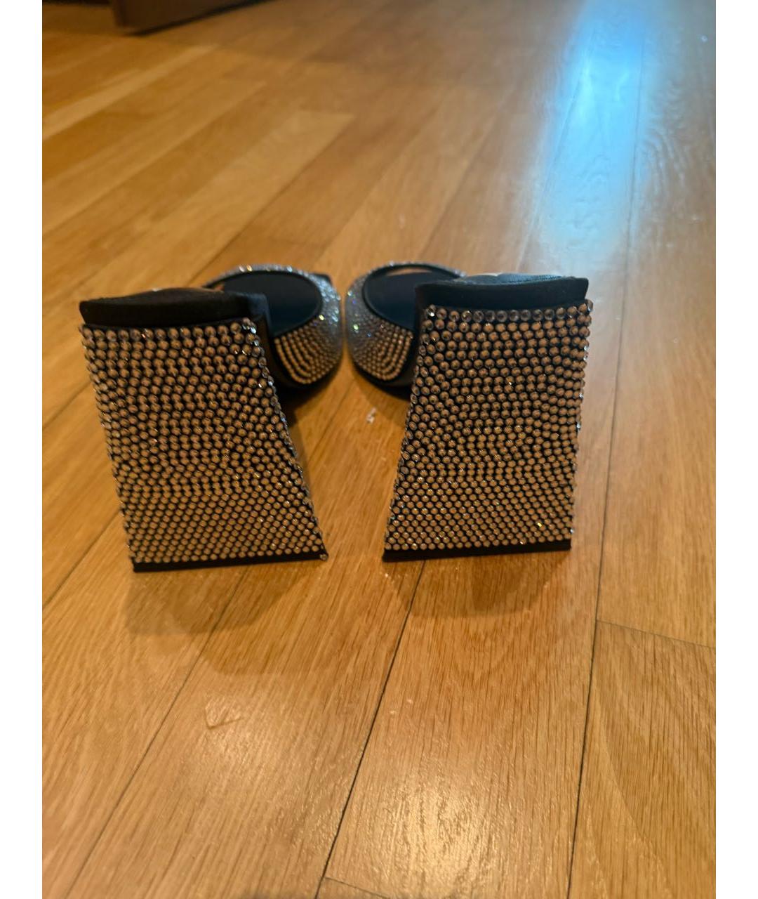 THE ATTICO Черные мюли, фото 4