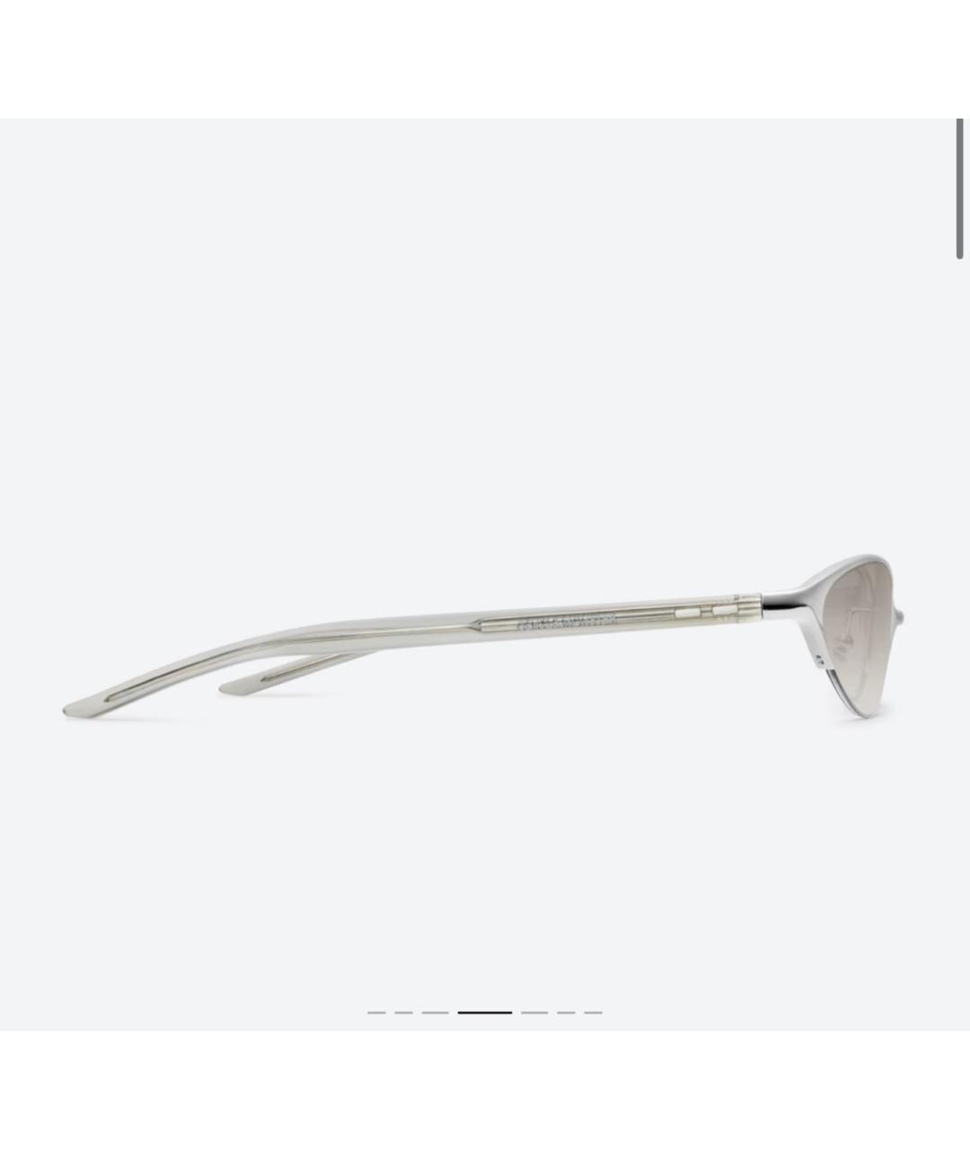 GENTLE MONSTER Серебряные металлические солнцезащитные очки, фото 6