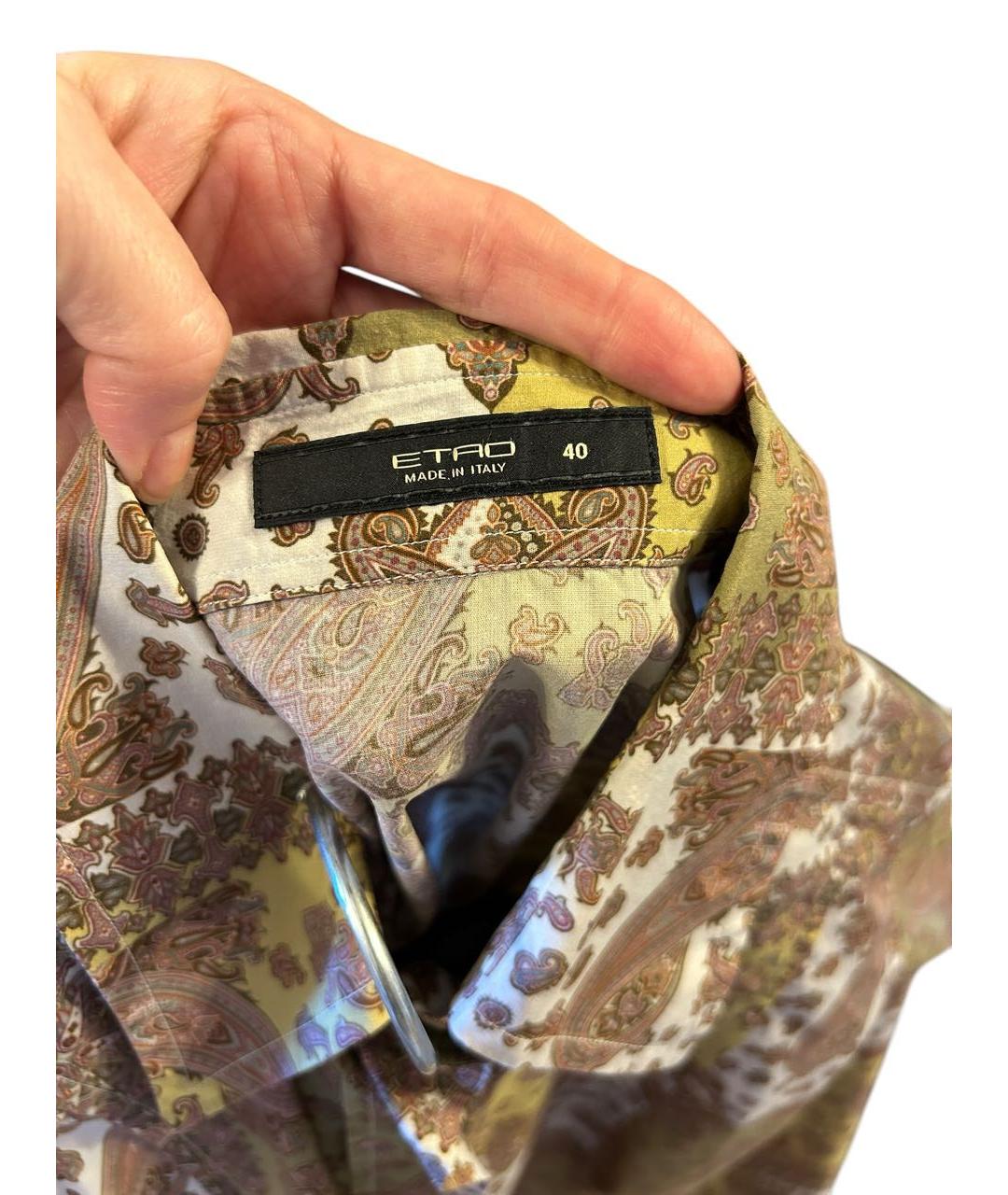 ETRO Мульти хлопковая рубашка, фото 4