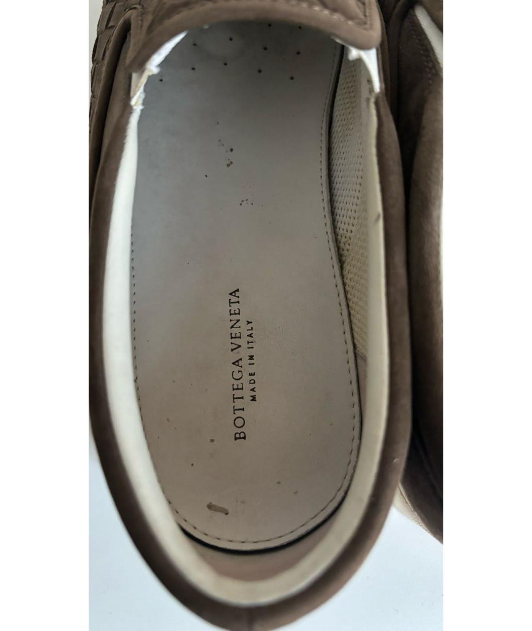 BOTTEGA VENETA Коричневые замшевые лоферы, фото 6