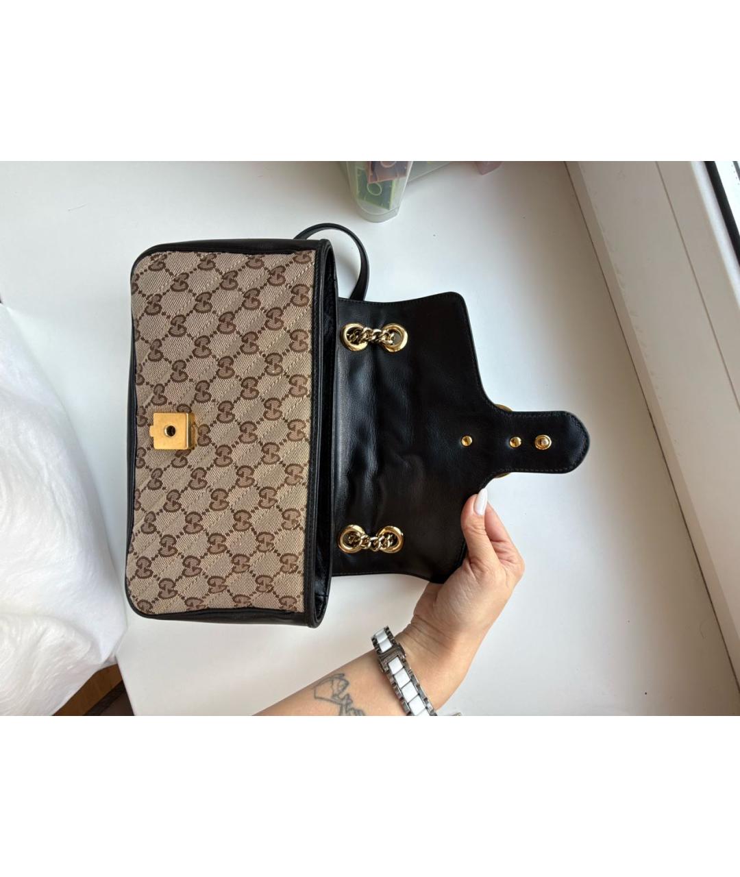 GUCCI Коричневая сумка через плечо, фото 5