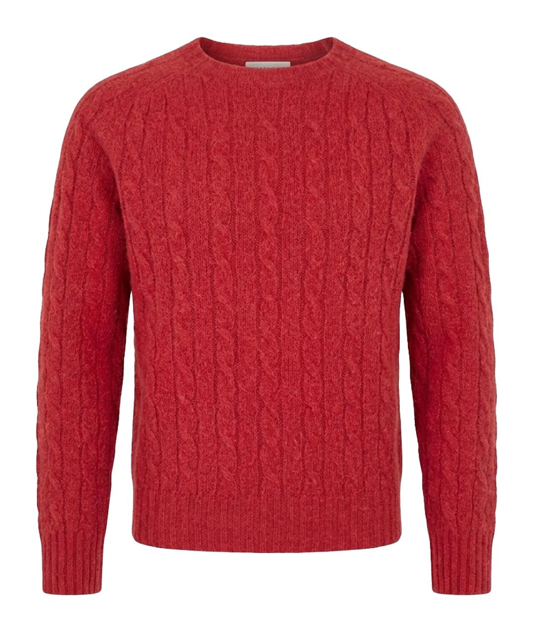 POLO RALPH LAUREN Красный шерстяной джемпер / свитер, фото 1