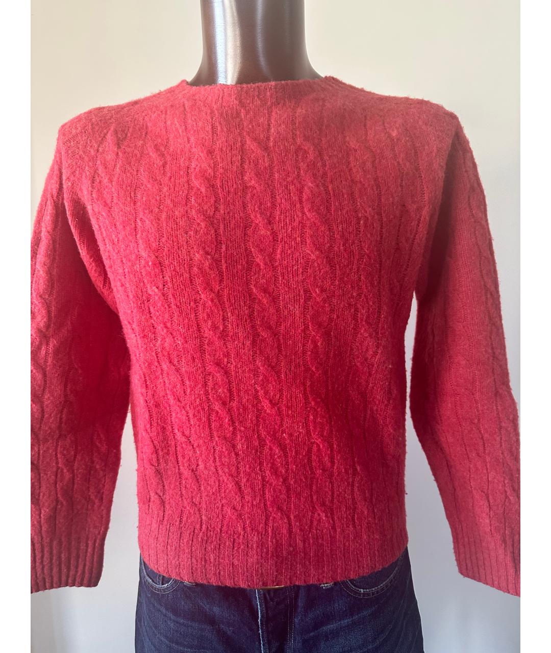 POLO RALPH LAUREN Красный шерстяной джемпер / свитер, фото 5