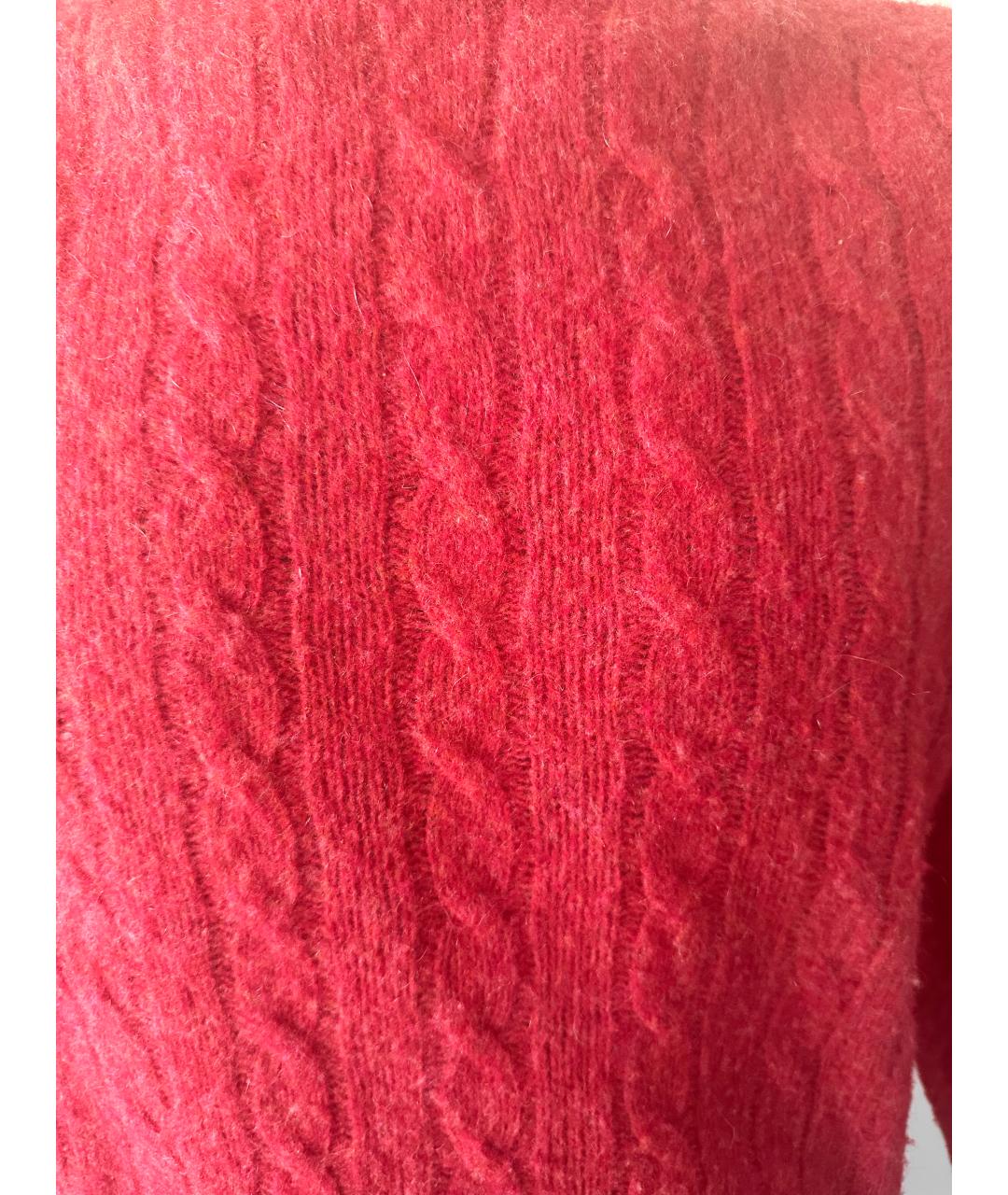 POLO RALPH LAUREN Красный шерстяной джемпер / свитер, фото 4