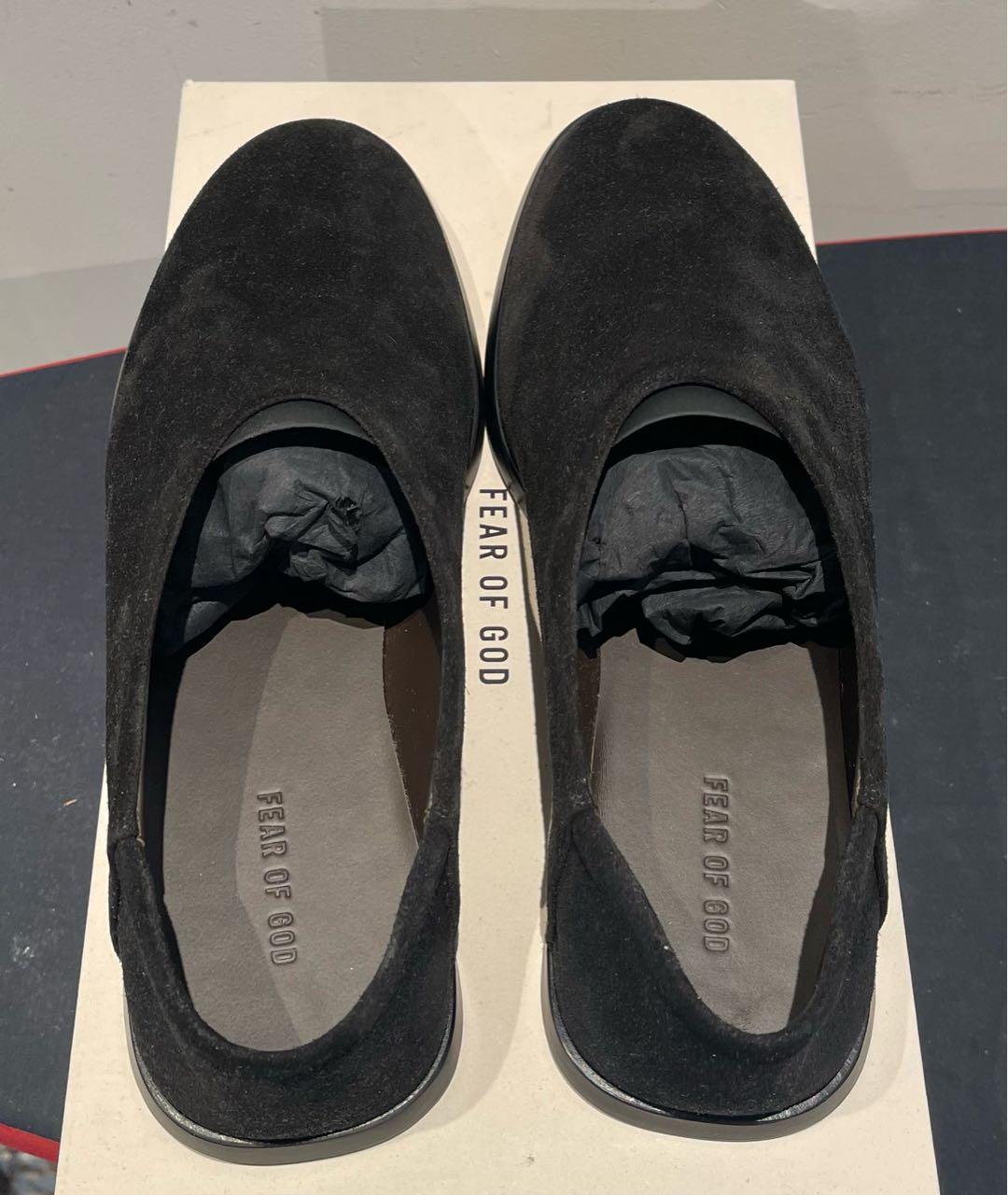 FEAR OF GOD Черные замшевые лоферы, фото 3
