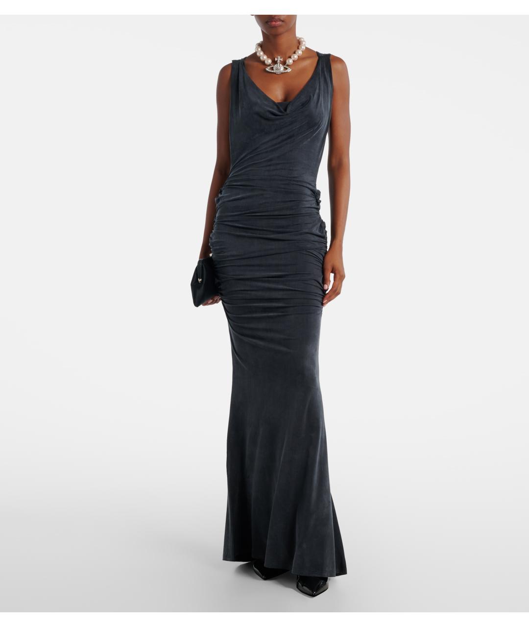 VIVIENNE WESTWOOD Черное коктейльное платье, фото 2