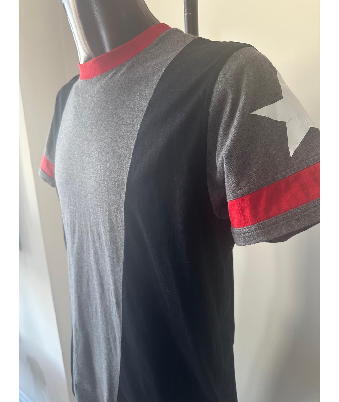 GIVENCHY Серая хлопковая футболка, фото 4