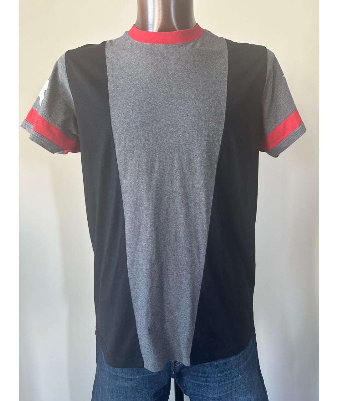 GIVENCHY Серая хлопковая футболка, фото 6