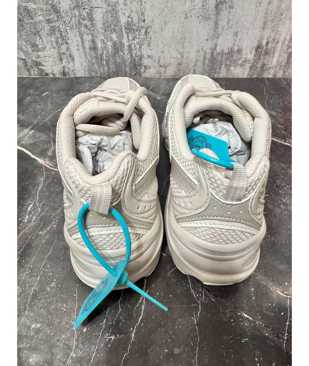 NEW BALANCE Бежевые кожаные кроссовки, фото 4