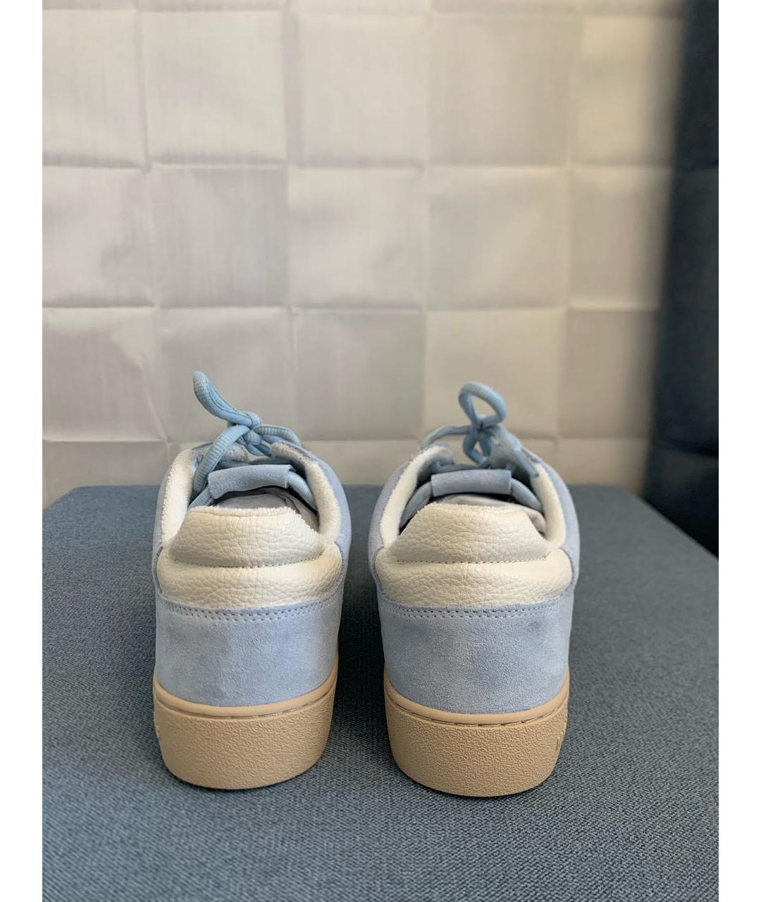 MICHAEL KORS Голубые замшевые кеды, фото 5