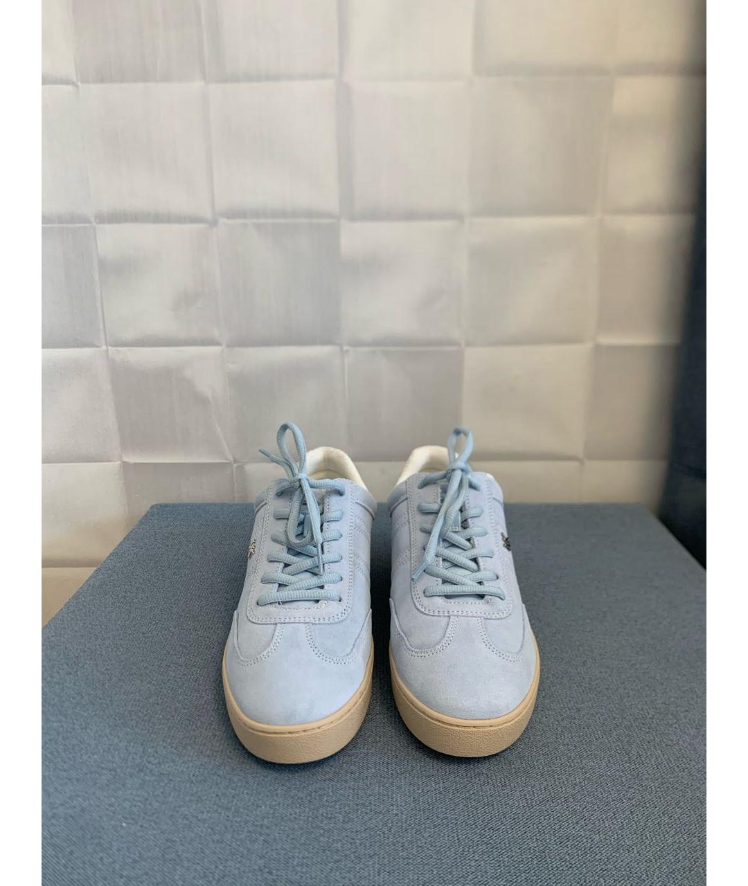 MICHAEL KORS Голубые замшевые кеды, фото 3