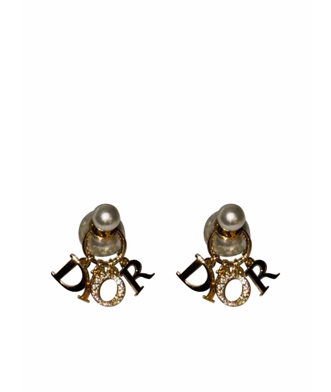 CHRISTIAN DIOR Золотые серьги, фото 4
