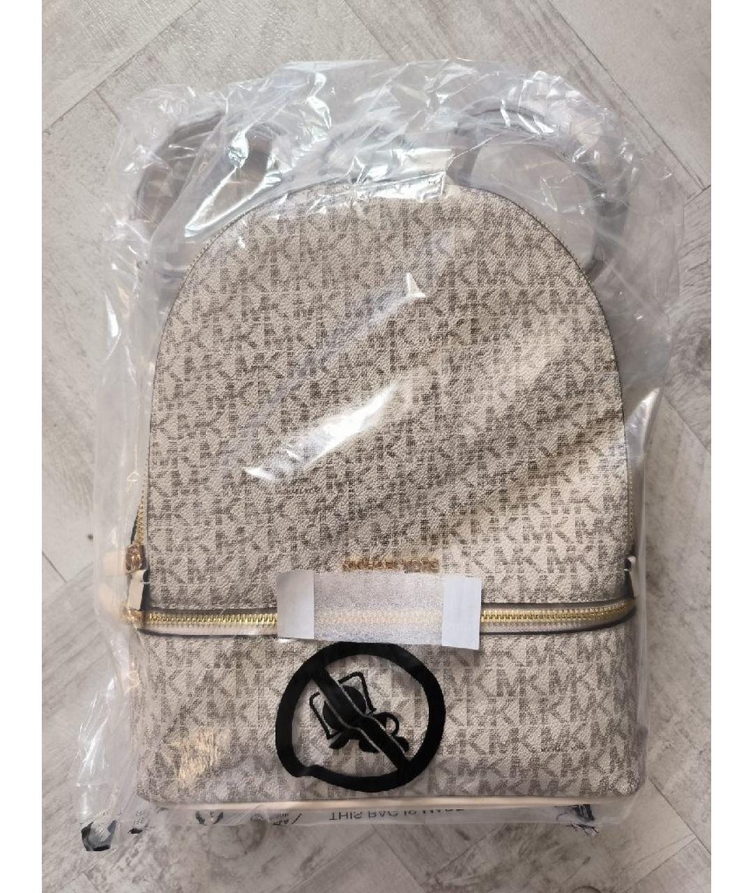 MICHAEL KORS Бежевый рюкзак, фото 4