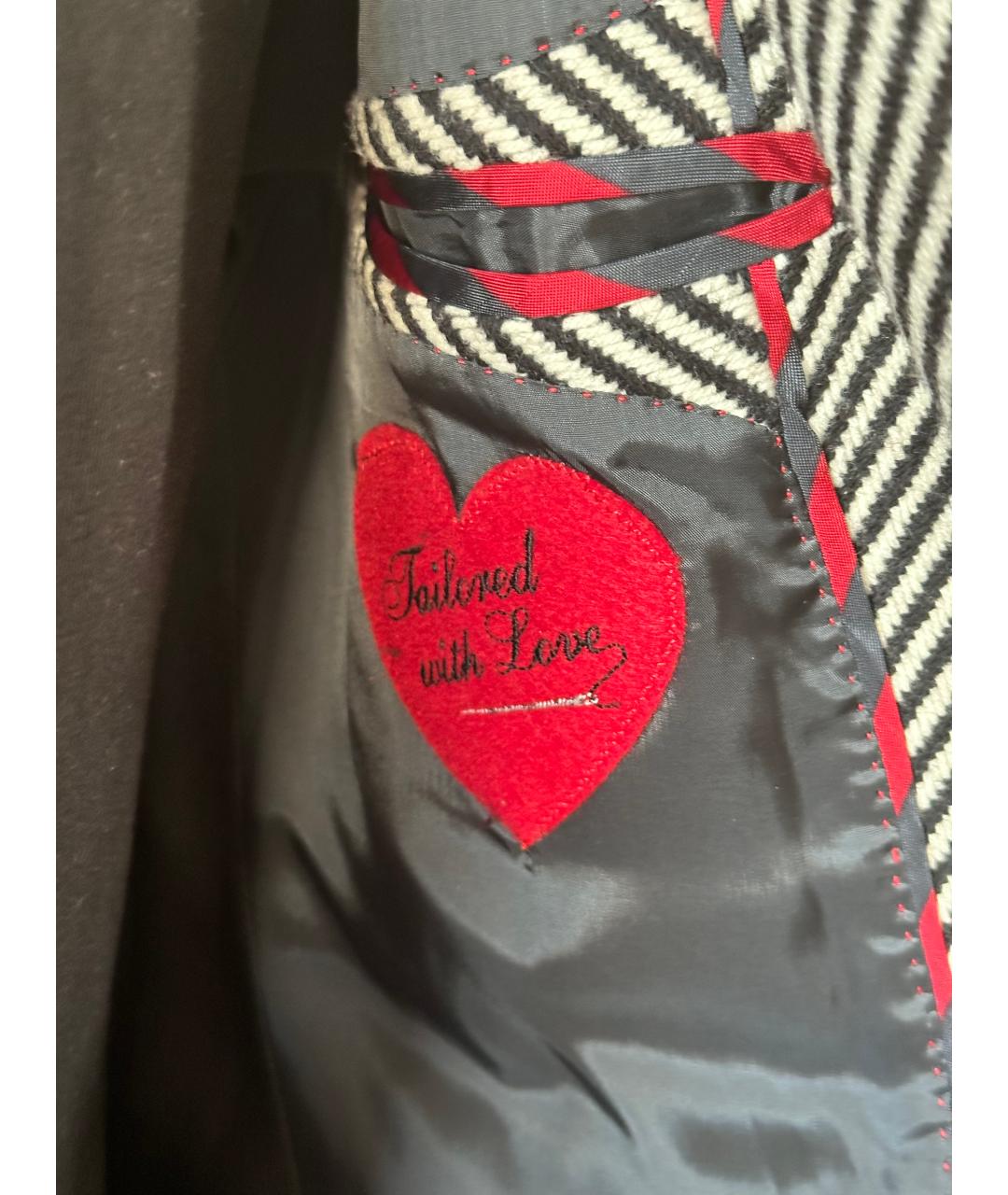 MOSCHINO Черное шерстяное пальто, фото 3