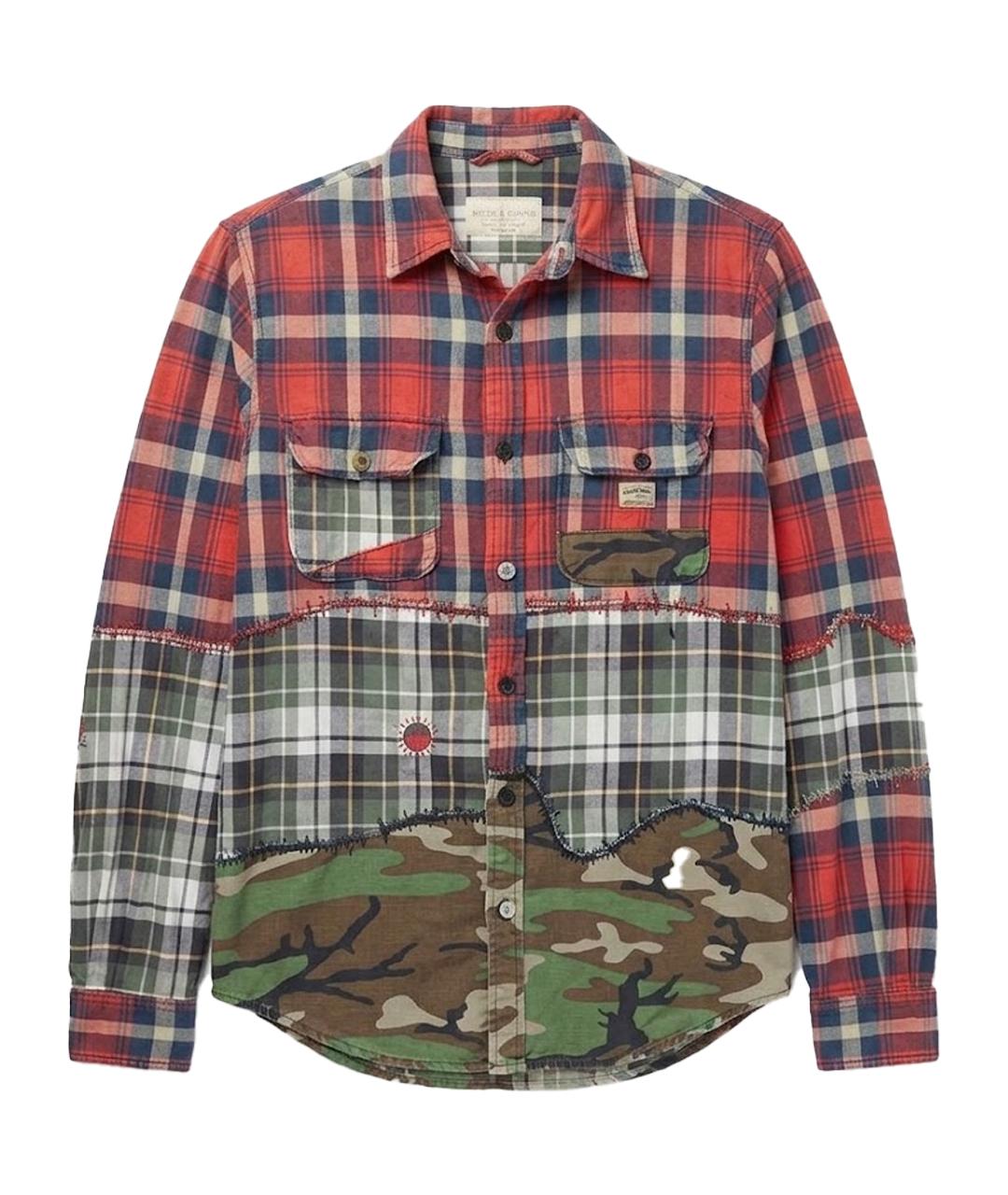 RALPH LAUREN Мульти хлопковая кэжуал рубашка, фото 1