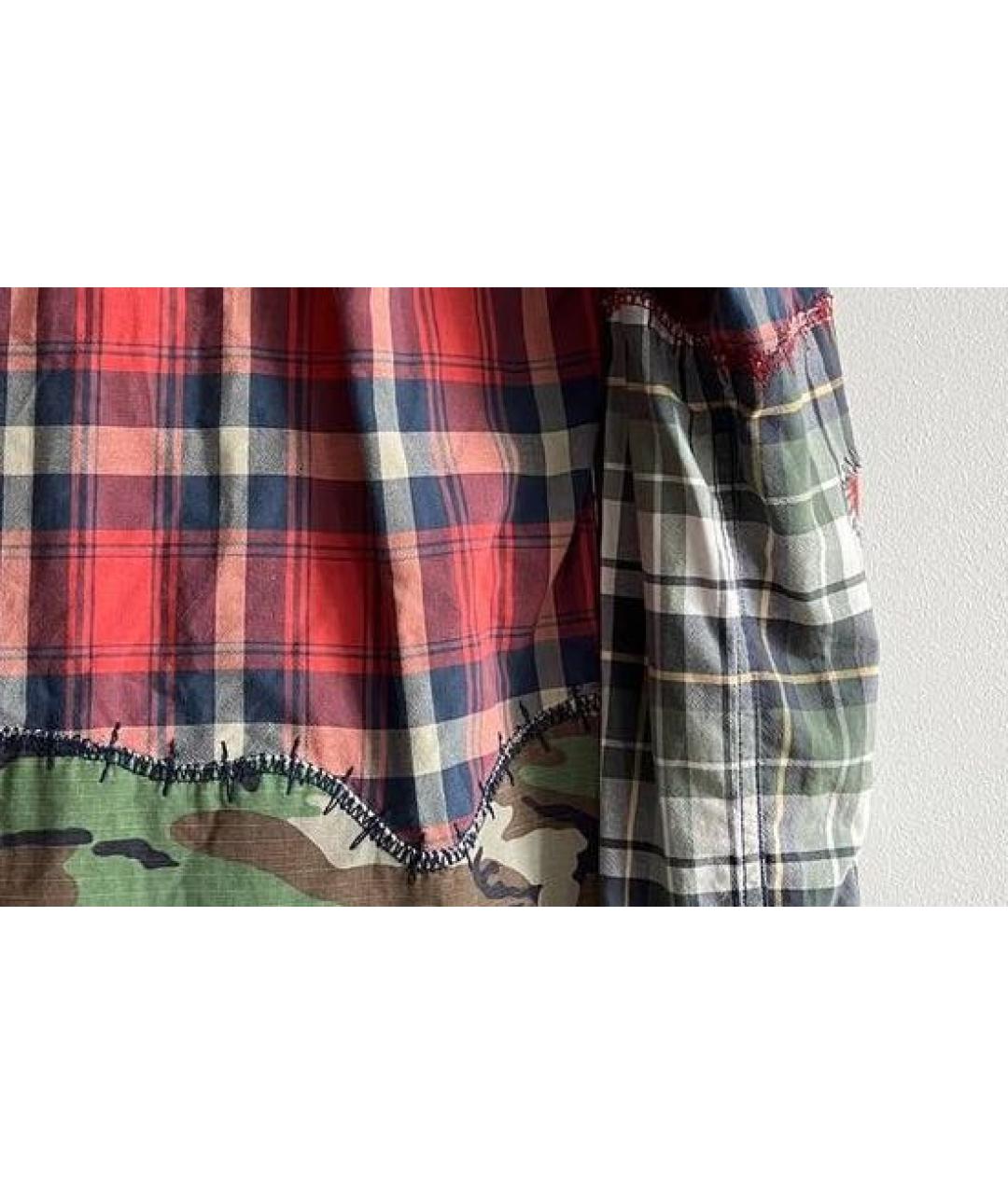 RALPH LAUREN Мульти хлопковая кэжуал рубашка, фото 4