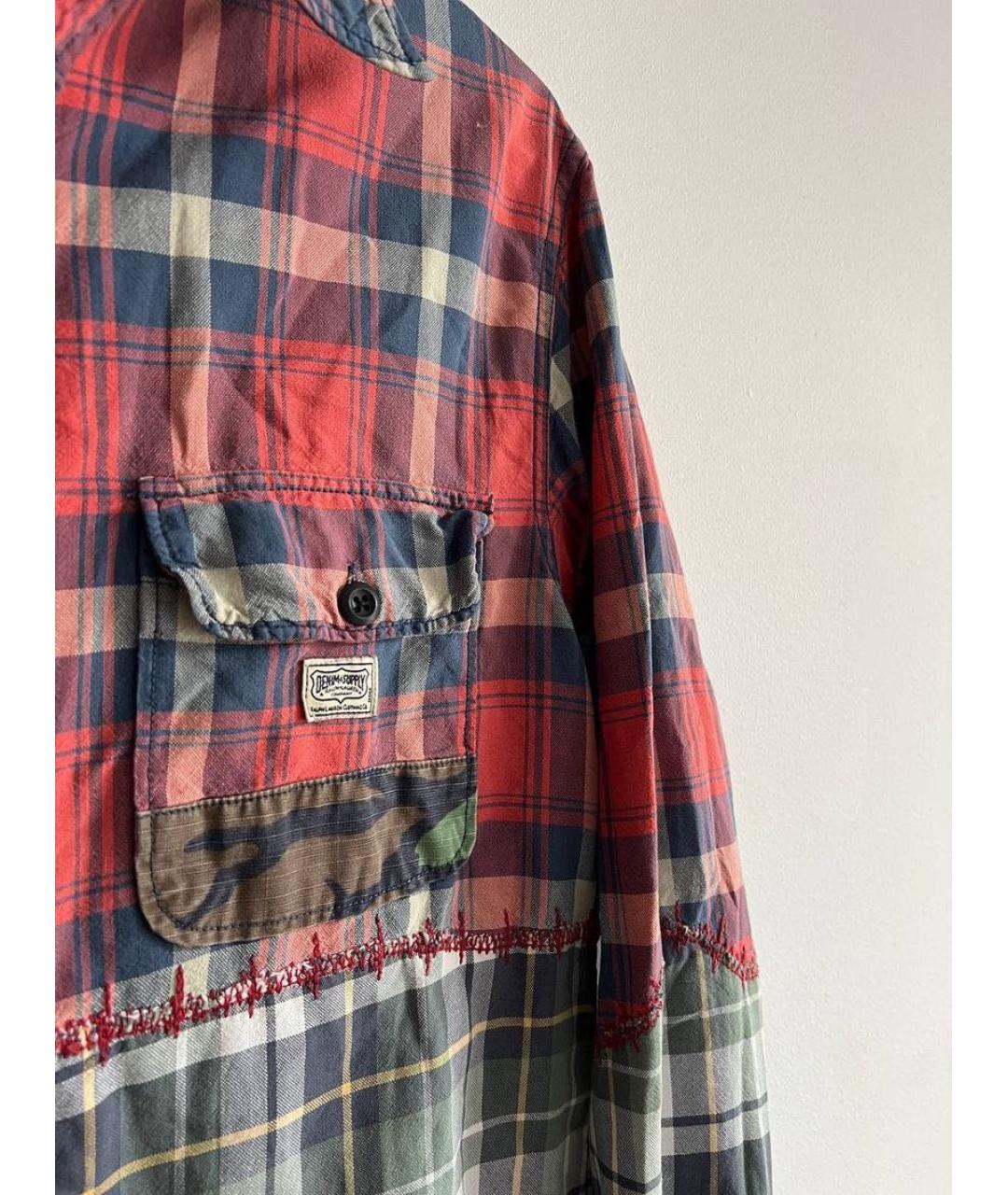 RALPH LAUREN Мульти хлопковая кэжуал рубашка, фото 3