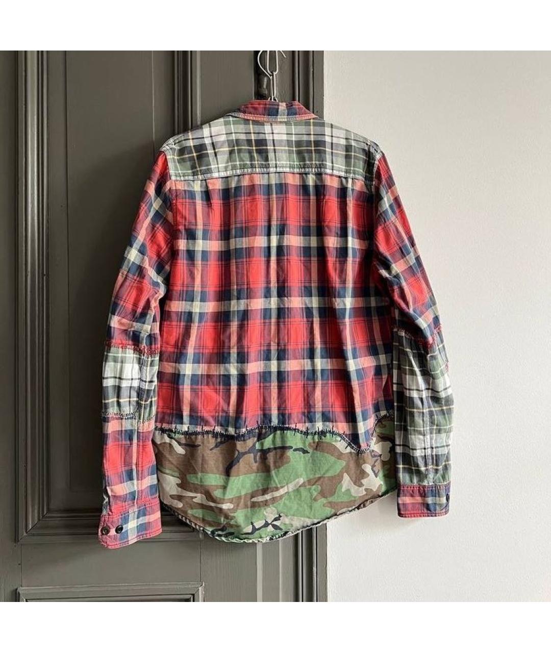 RALPH LAUREN Мульти хлопковая кэжуал рубашка, фото 2