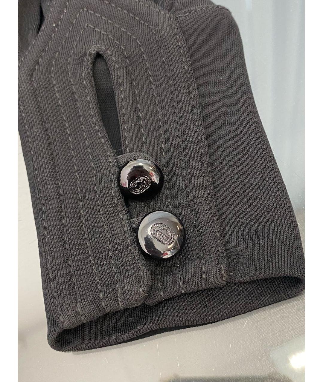 GUCCI Черное вискозное платье, фото 7