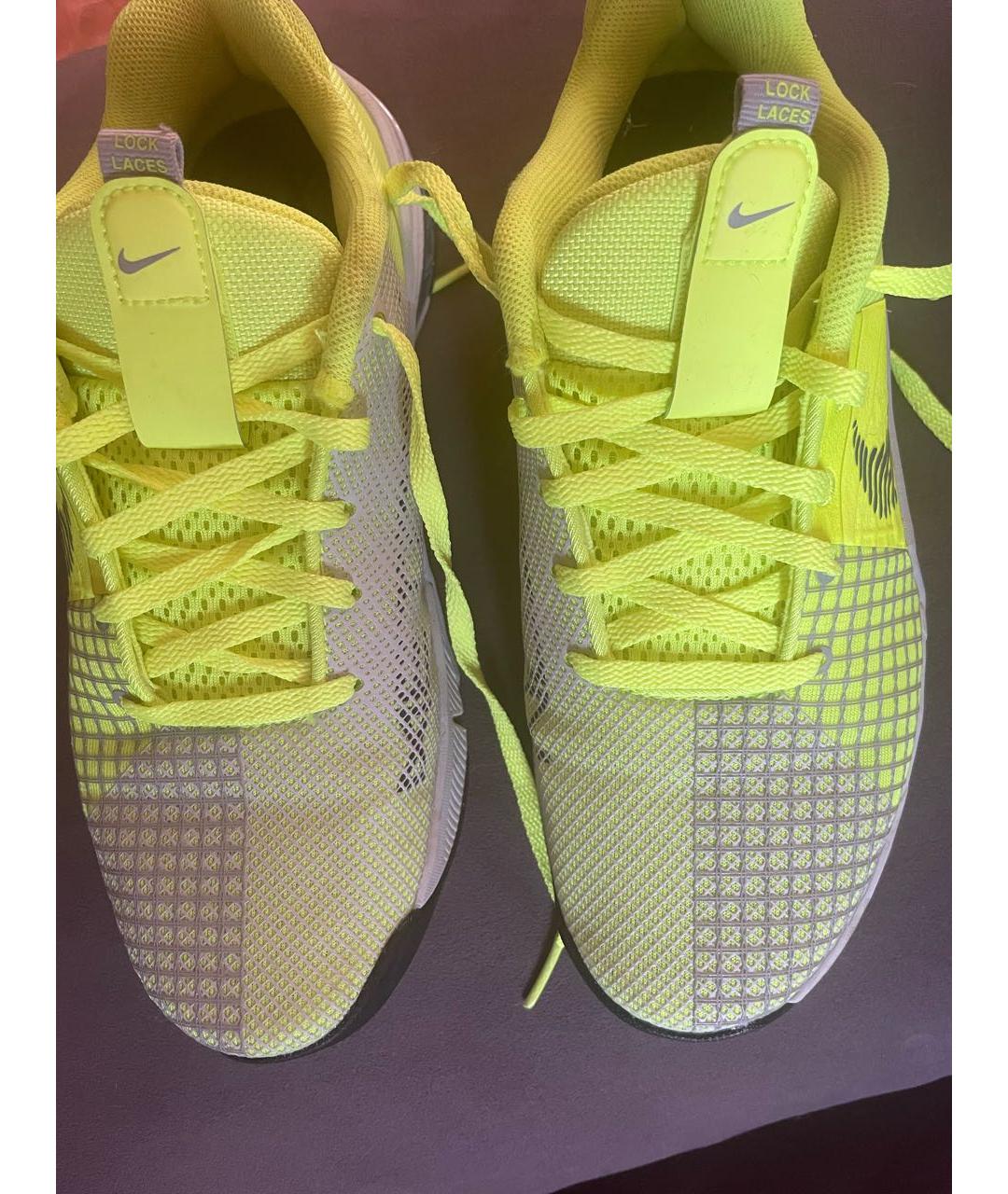 NIKE Салатовые текстильные кроссовки, фото 2