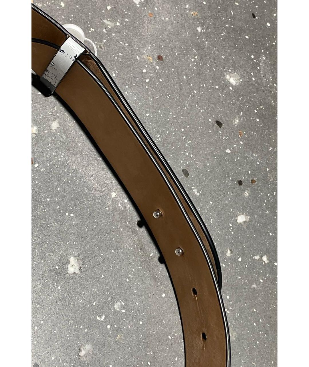 MAISON MARGIELA Белый кожаный ремень, фото 7