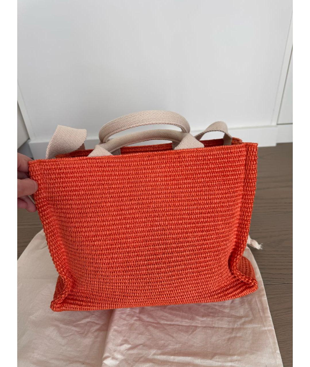 MARNI Оранжевая сумка тоут, фото 3