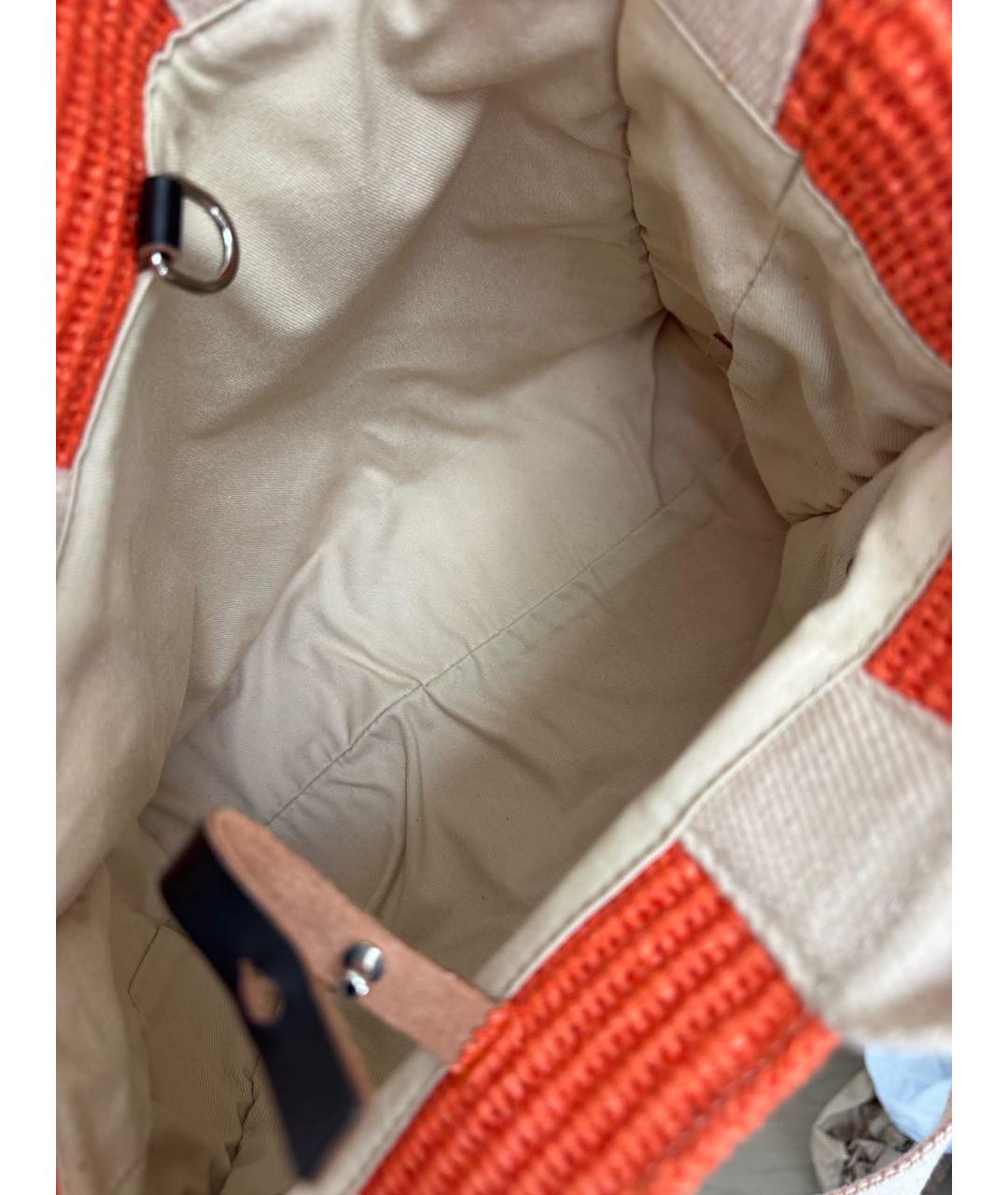 MARNI Оранжевая сумка тоут, фото 8