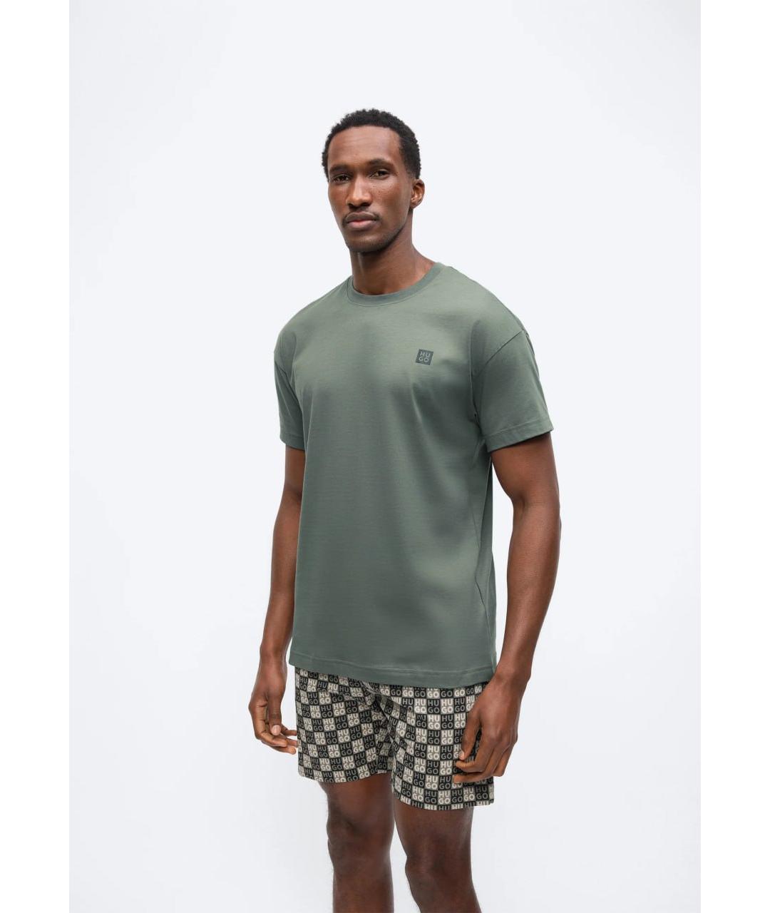 HUGO Зеленая пижама, фото 3