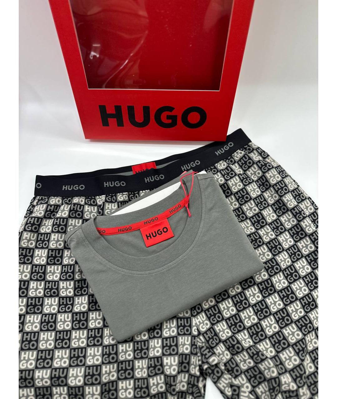 HUGO Зеленая пижама, фото 4