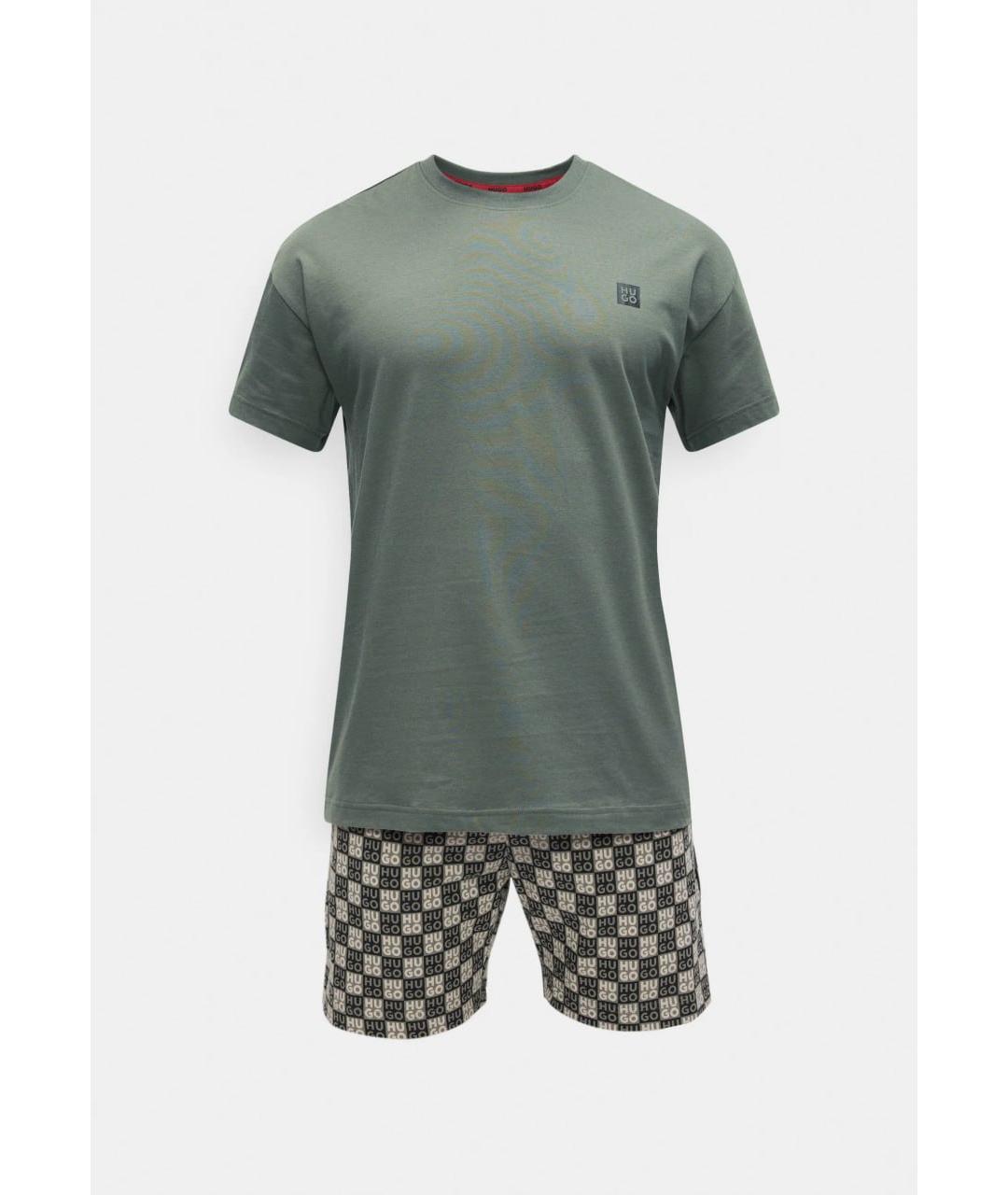 HUGO Зеленая пижама, фото 6