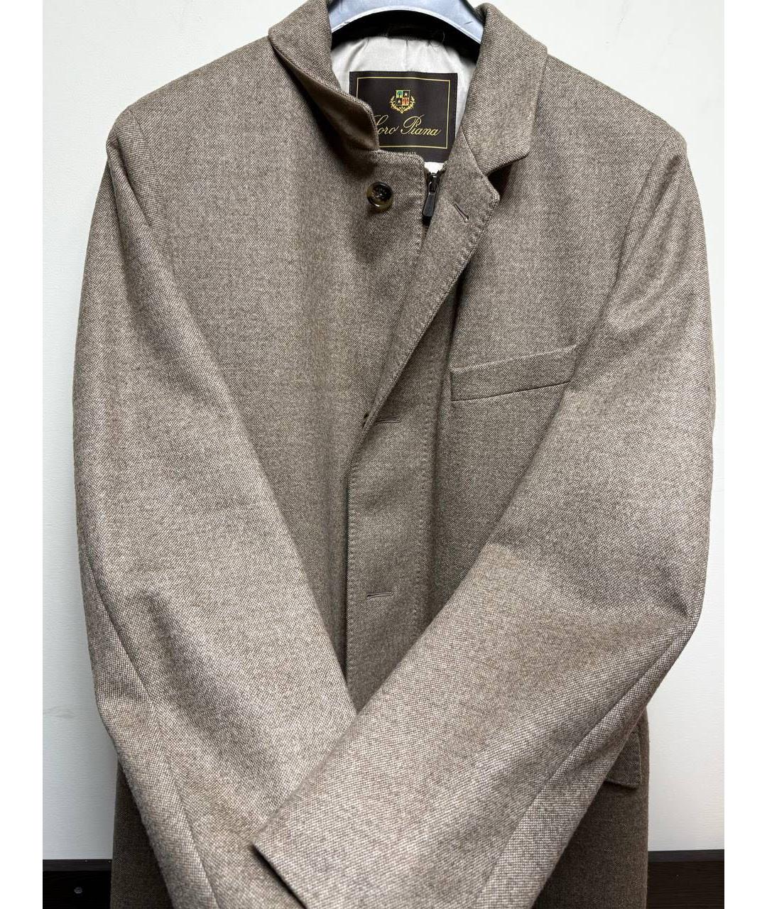 LORO PIANA Бежевое пальто, фото 4