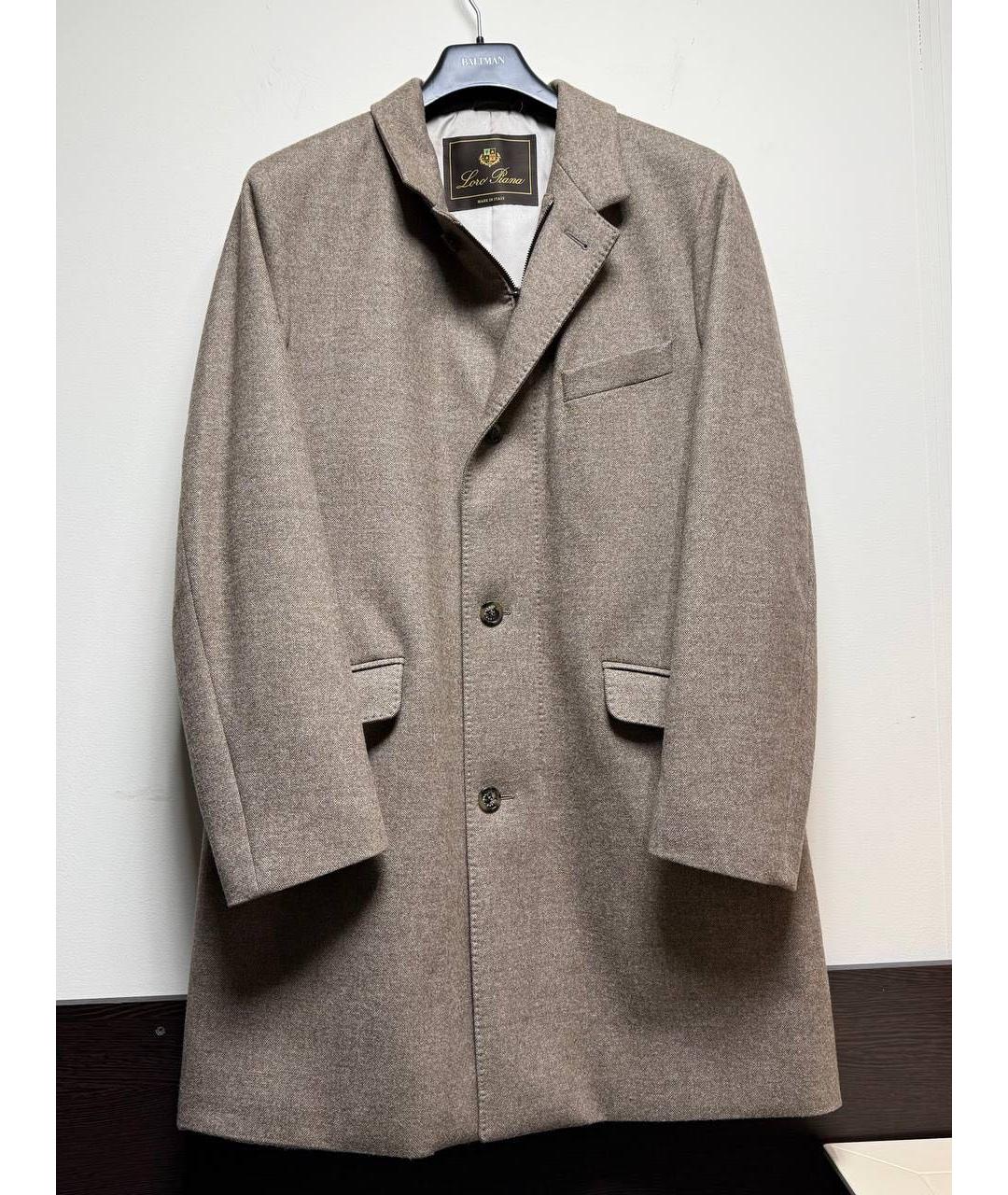 LORO PIANA Бежевое пальто, фото 8